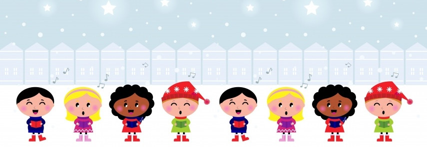 Christmas kids enjoying singing MGBT songs