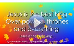"Jesus is the best king" Video File - Full Track