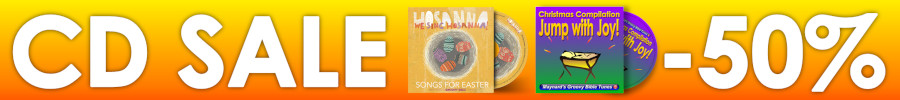 CD Sale 50% off Easter and Christmas CDs